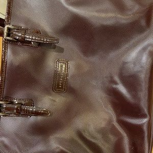 Longchamp coated canvas tote